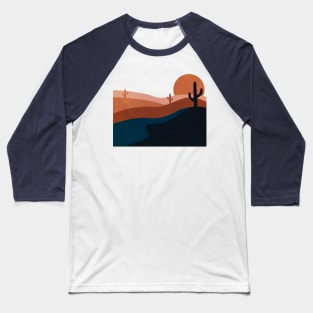 Sunset in desert 3 Baseball T-Shirt